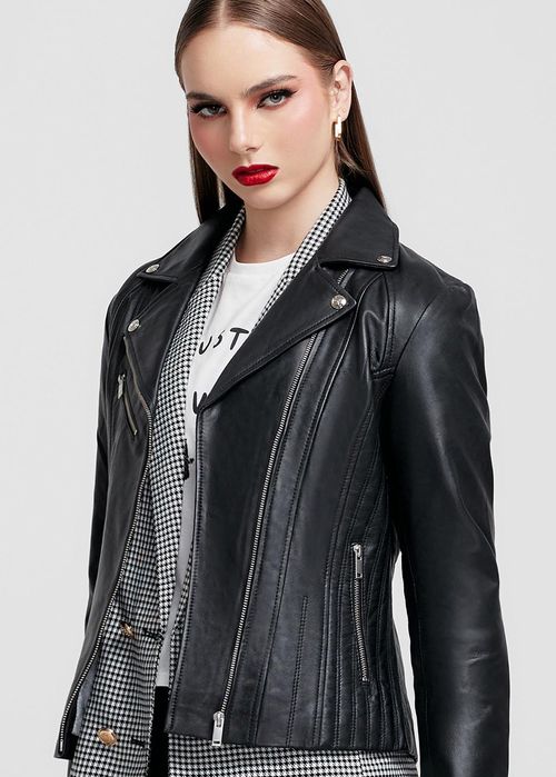 CASACA BIKER COLOR ENTERO