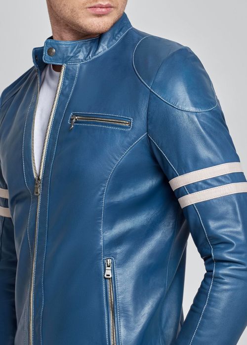 CASACA DE CUERO ESTILO RIDER