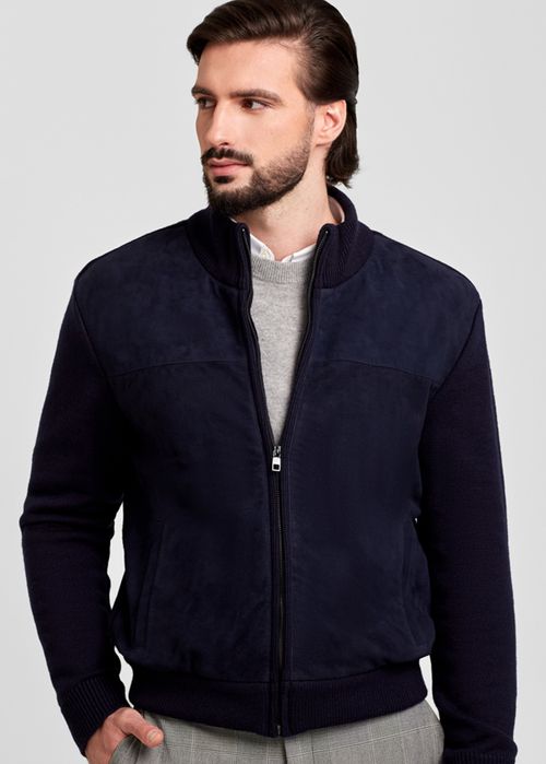 CASACA KNIT SUEDE JACKET