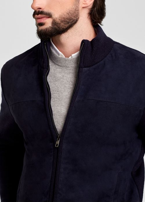 CASACA KNIT SUEDE JACKET