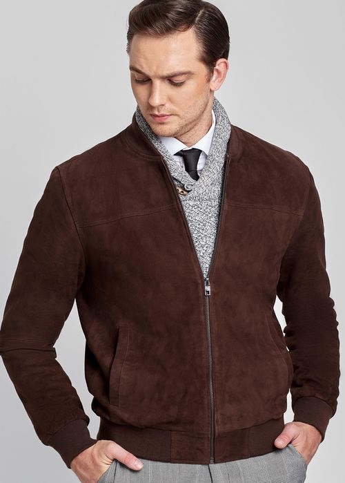 CASACA BOMBER SUEDE