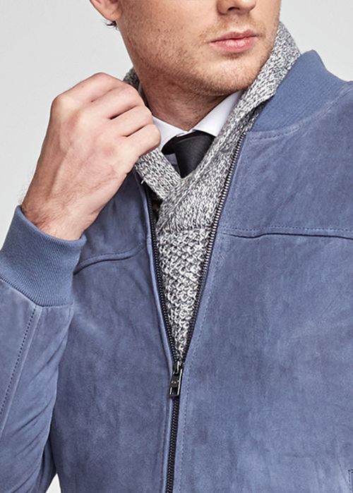 CASACA BOMBER SUEDE