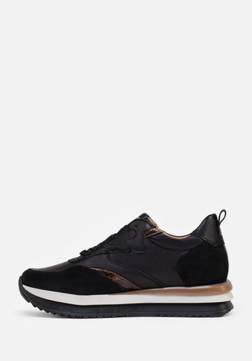 SNEAKERS BLACK & CROCO