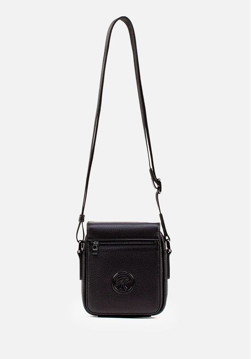 MORRAL PEQUEÑO EN CUERO GRABADO