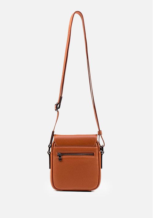 MORRAL PEQUEÑO EN CUERO GRABADO