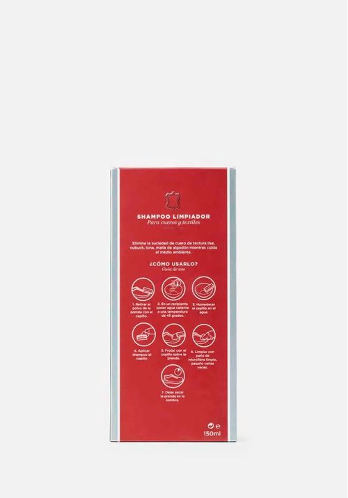 SHAMPOO LIMPIADOR PARA CUEROS Y TEXTILES