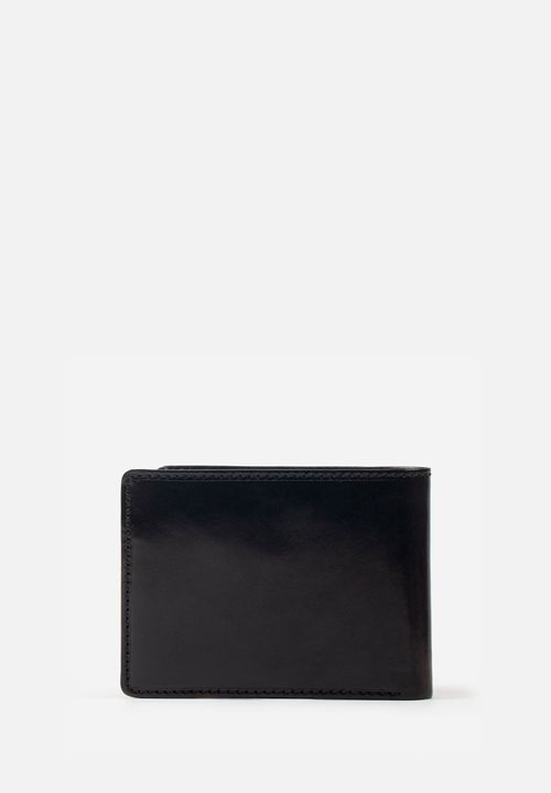 BILLETERA DE ESTILO CLÁSICO CON SENCILLERA EN CUERO ITALIANO