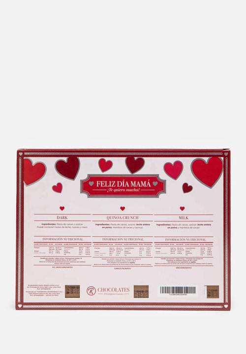 CHOCOLATES CAJA MIX RC MAMA  MILK - QUINOA CRUNCH - DARK