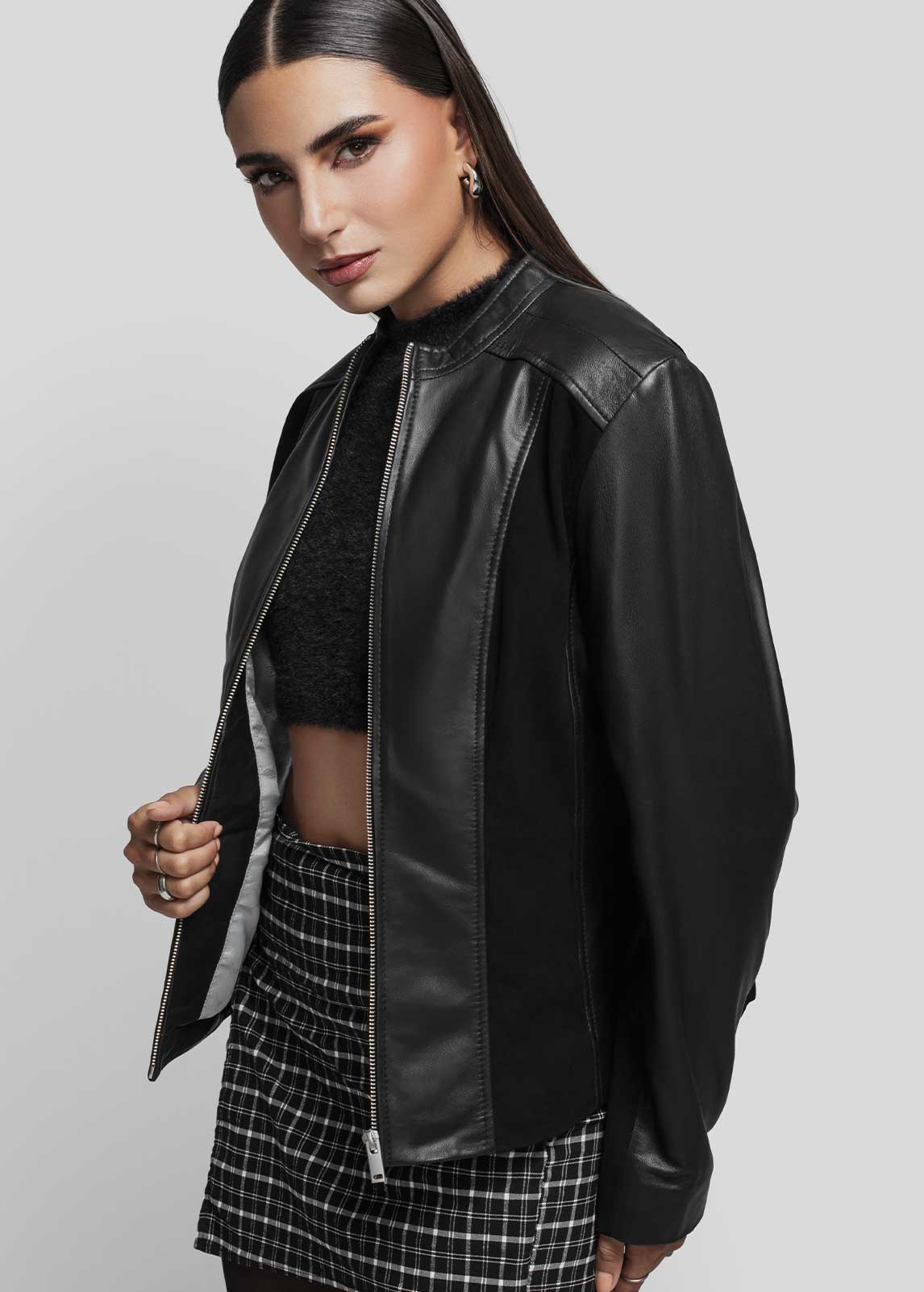 Cuero Renzo Casacas De Cuerina Mujer Arreglos De Casacas De Cuero