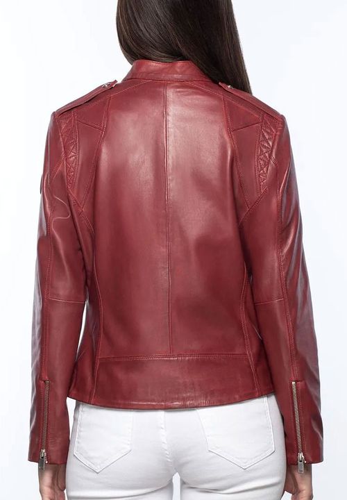 CASACA DE CUERO ESTILO SPORT